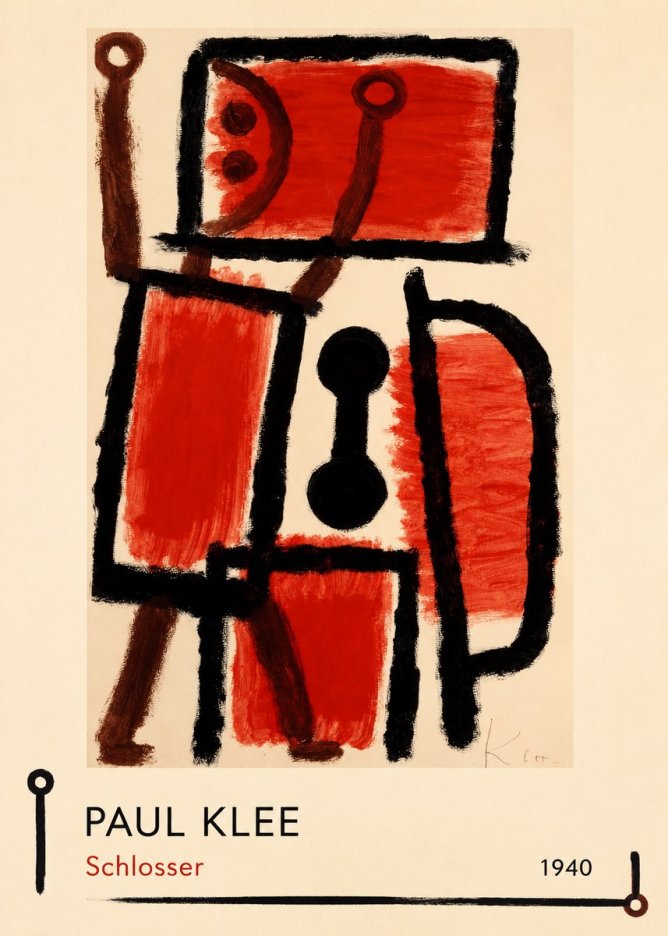 Paul Klee Schlosser No1 - Juliste