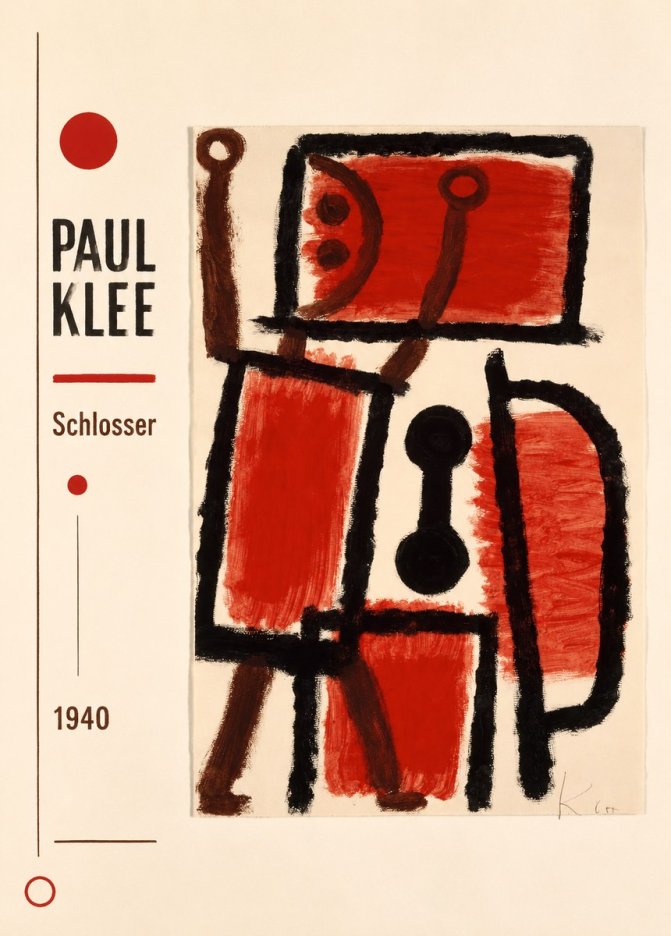 Paul Klee Schlosser No2 - Juliste