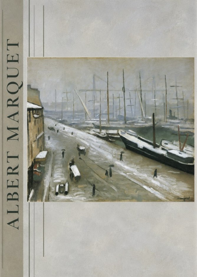 Albert Marquet Le Havre, Le Bassin Sous La Neige No2 - Juliste