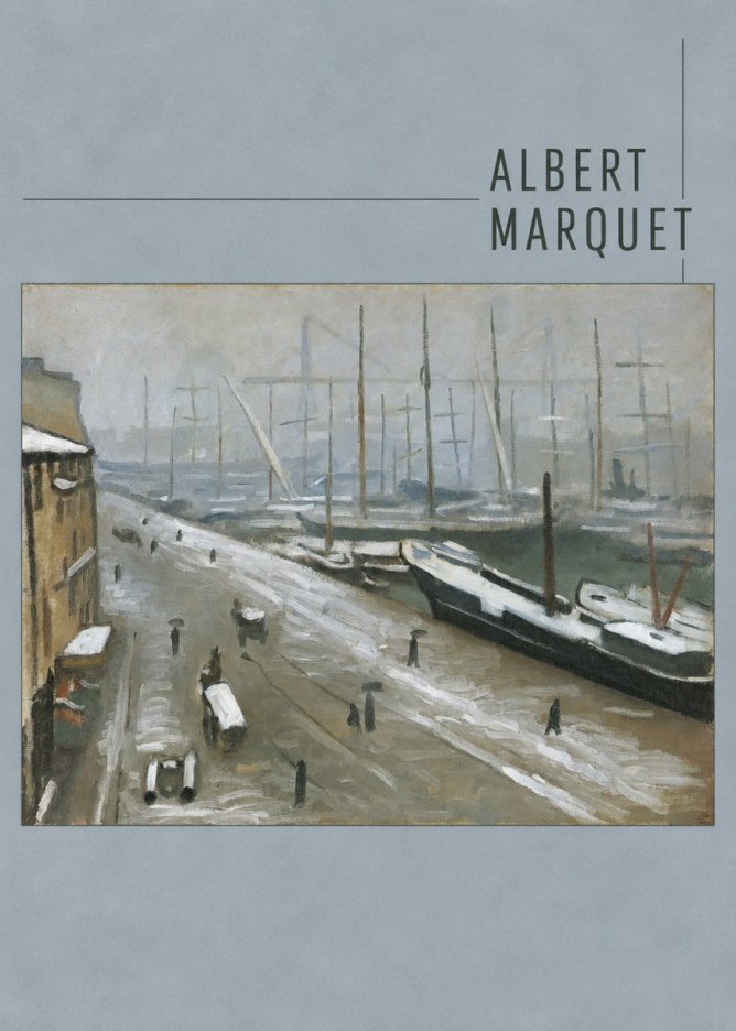Albert Marquet Le Havre, Le Bassin Sous La Neige No4 - Juliste