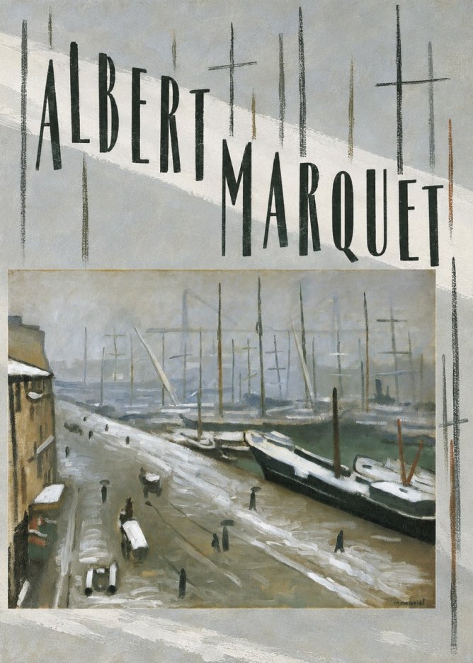 Albert Marquet Le Havre, Le Bassin Sous La Neige No6 - Juliste