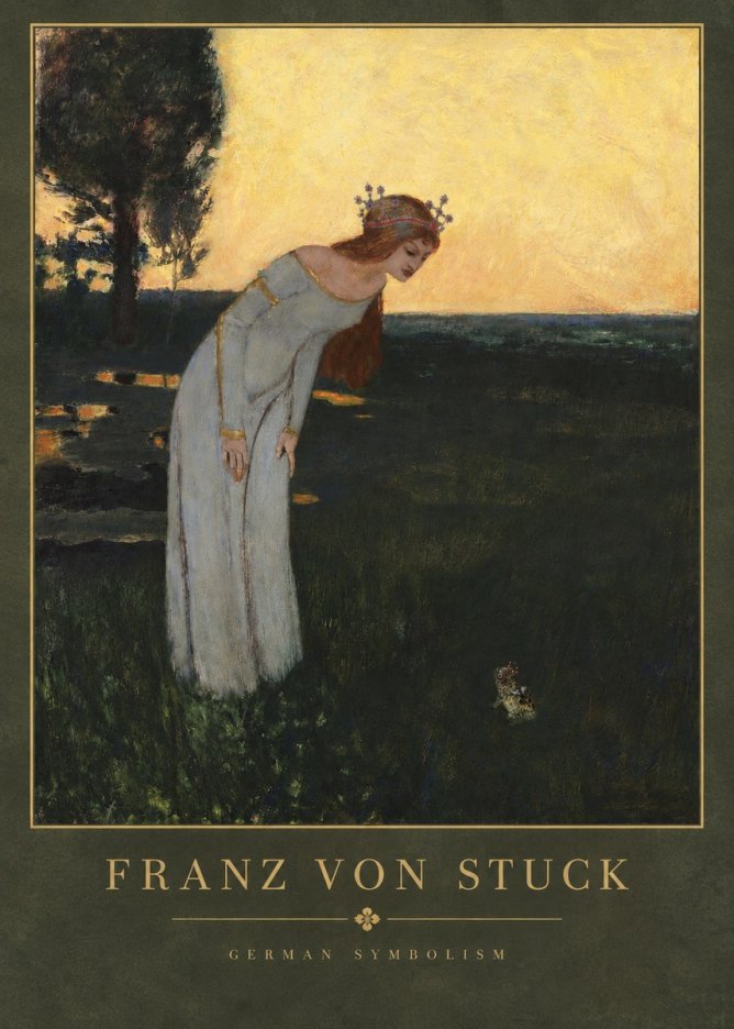 Franz von Stuck Princess and Frog No3 - Juliste