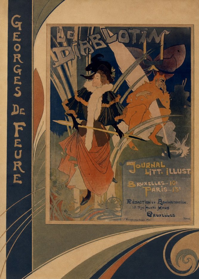 Georges de Feure Le Diablotin III No2 - Juliste