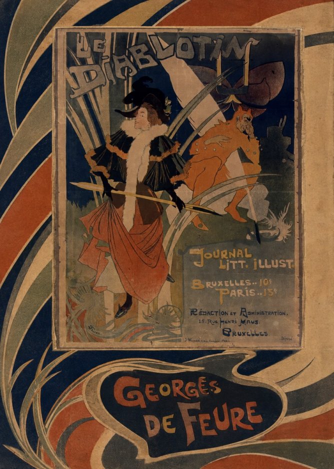 Georges de Feure Le Diablotin III No6 - Juliste