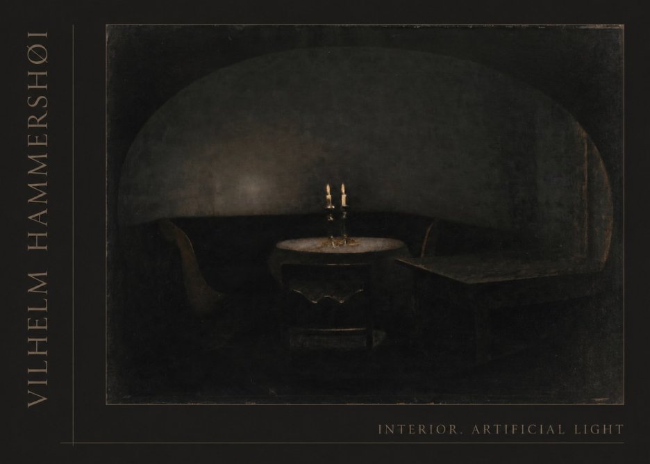 Vilhelm Hammershøi Interior. Artificial Light No2 - Juliste