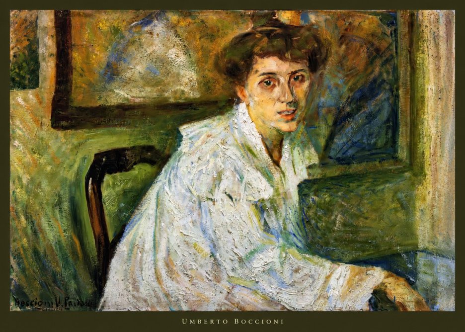 Umberto Boccioni Portrait of the Artist's Mother No3 - Juliste