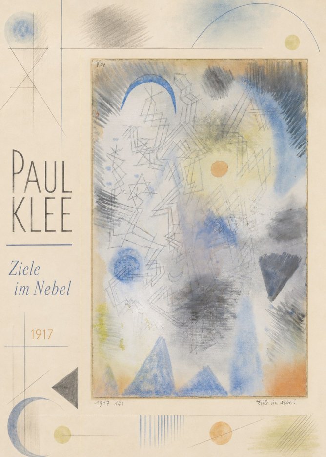 Paul Klee Ziele Im Nebel No2 - Juliste
