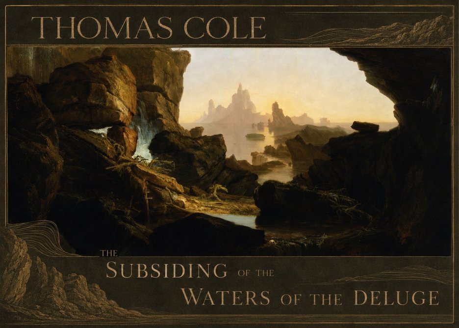 Thomas Cole The Subsiding of the Waters of the Deluge I No3 - Juliste
