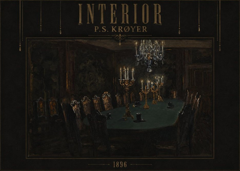 P.S. Krøyer Interior No4 - Juliste