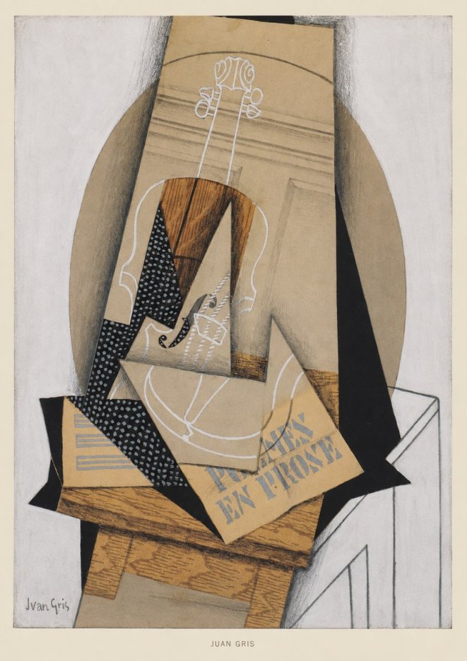 Juan Gris Poèmes En Prose No6 - Juliste
