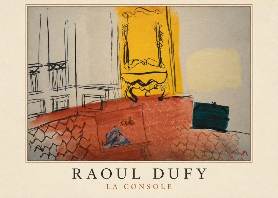 Raoul Dufy La Console No3 - Juliste