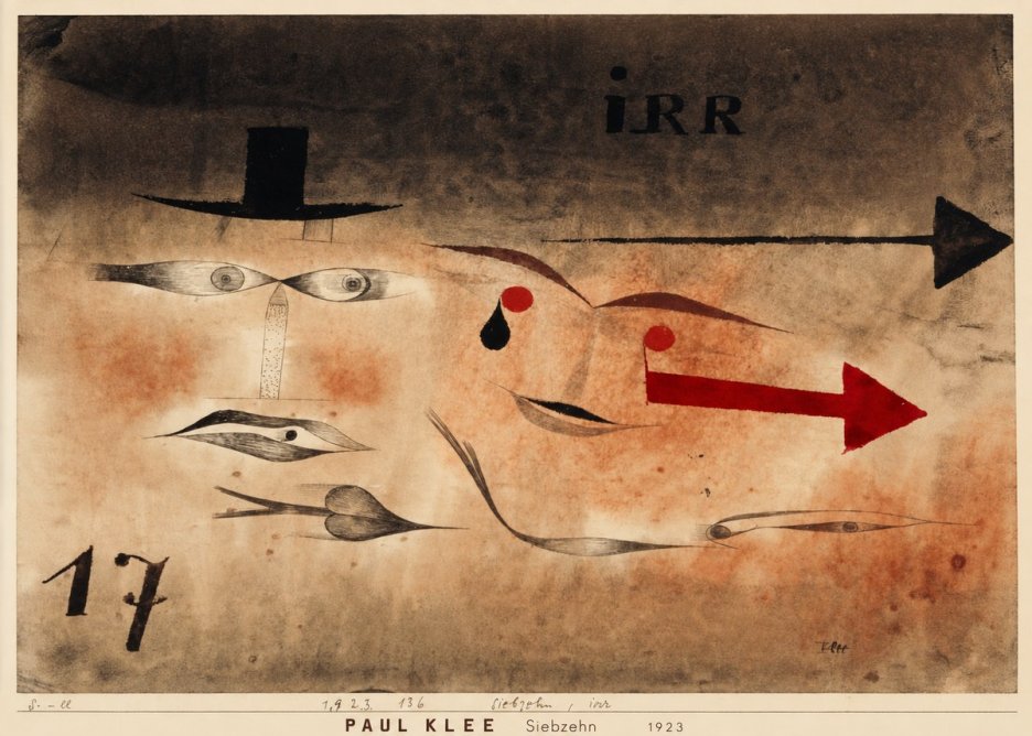 Paul Klee Siebzehn, Irr No6 - Juliste