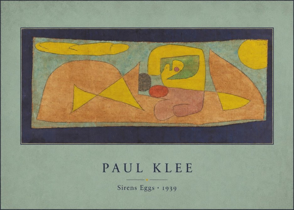 Paul Klee Sirens Eggs No3 - Juliste