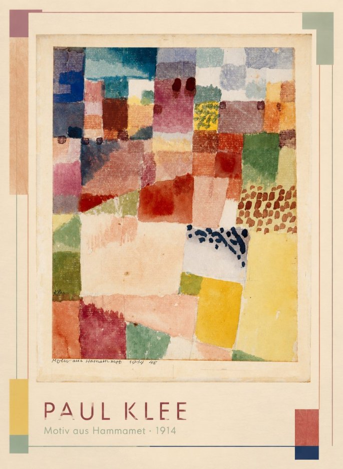 Paul Klee Motiv Aus Hammamet No1 - Juliste