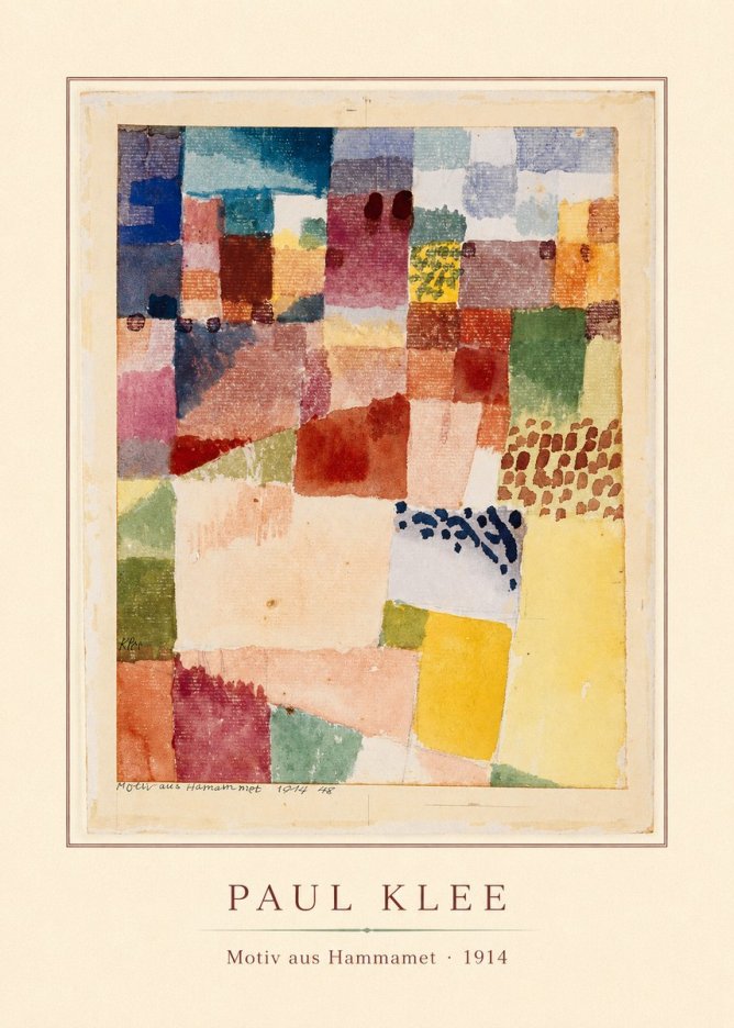 Paul Klee Motiv Aus Hammamet No3 - Juliste