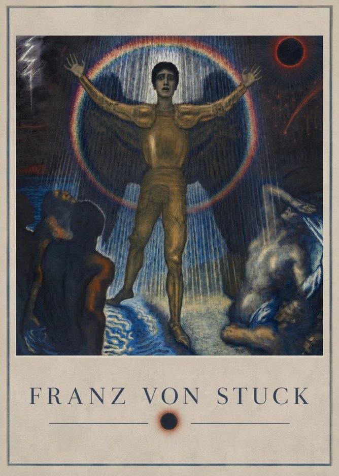 Franz von Stuck Lucifer No2 - Juliste