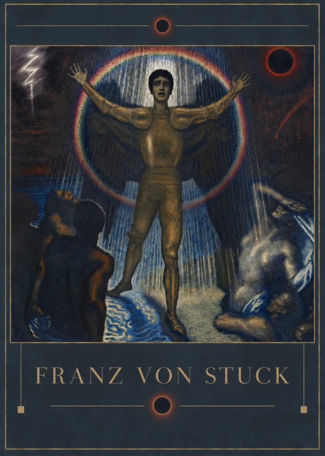 Franz von Stuck Lucifer No4 - Juliste