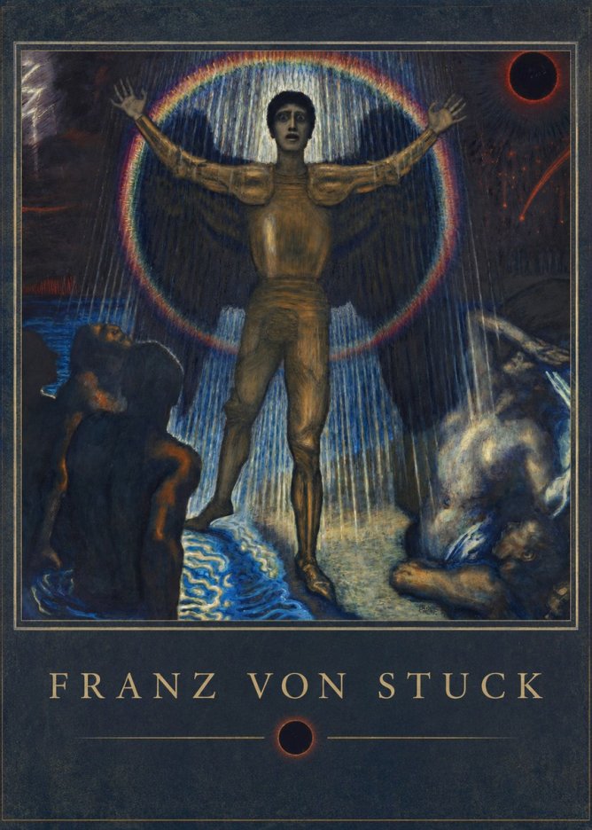 Franz von Stuck Lucifer No5 - Juliste