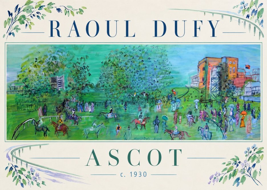 Raoul Dufy Ascot C. 1930 I No3 - Juliste