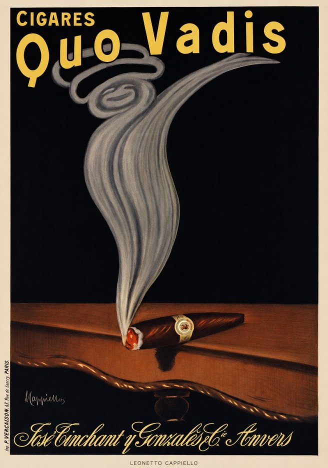 Leonetto Cappiello Quo Vadis No6 - Juliste