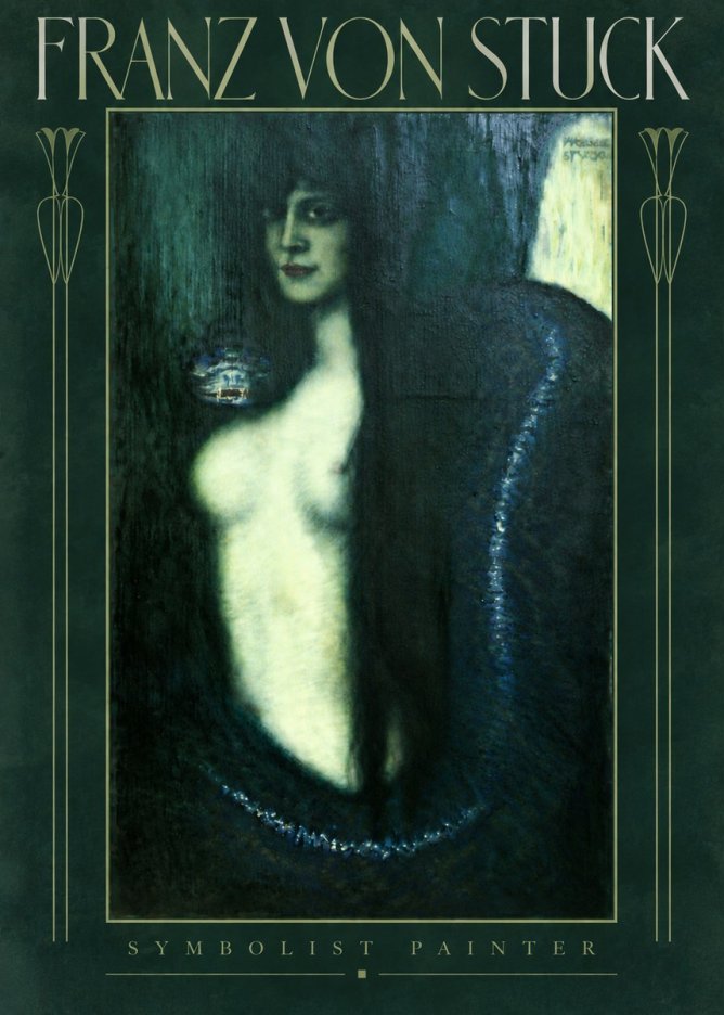 Franz von Stuck Die Sünde No6 - Juliste