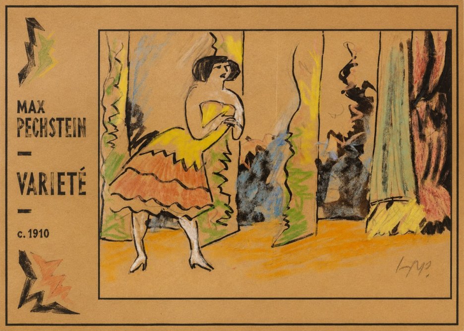 Max Pechstein Varieté No2 - Juliste
