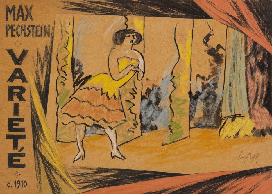 Max Pechstein Varieté No4 - Juliste