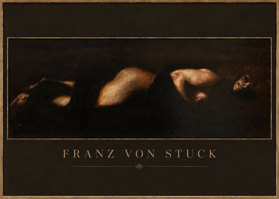 Franz von Stuck Der Schlaf No4 - Juliste