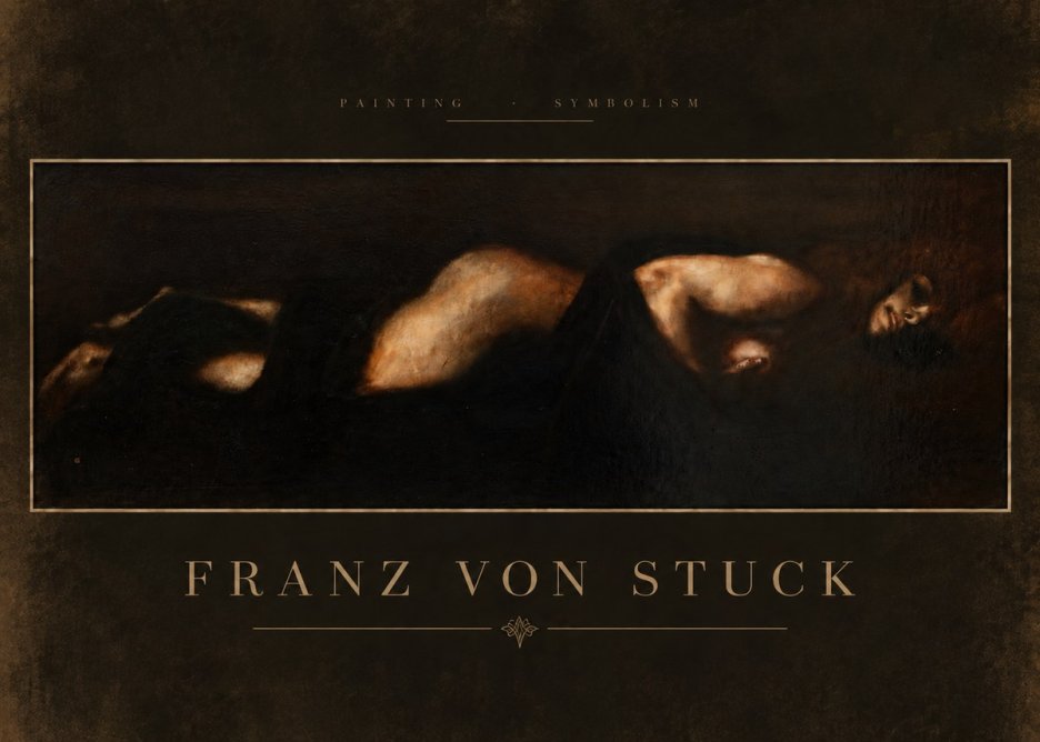 Franz von Stuck Der Schlaf No6 - Juliste