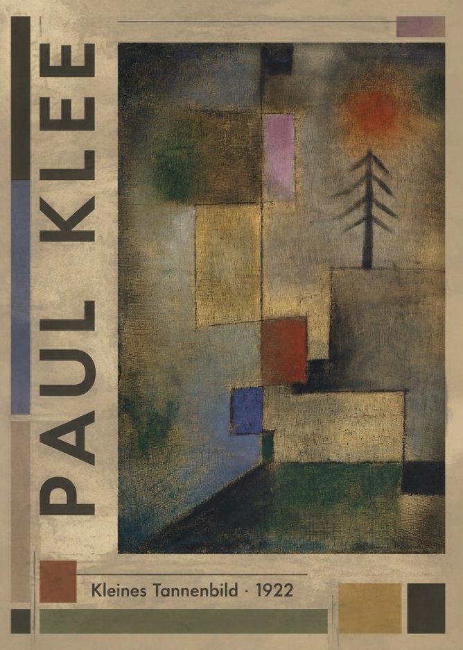 Paul Klee Kleines Tannenbild No2 - Juliste
