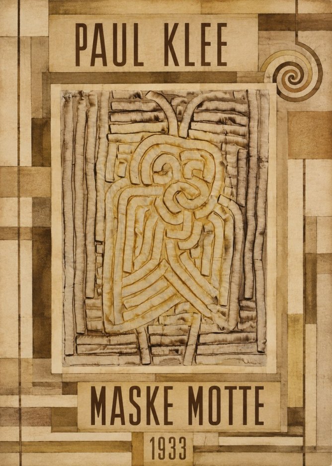 Paul Klee Maske Motte No6 - Juliste