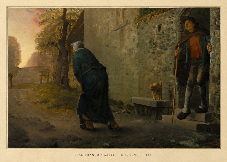 Jean-François Millet D'attente No5 - Juliste