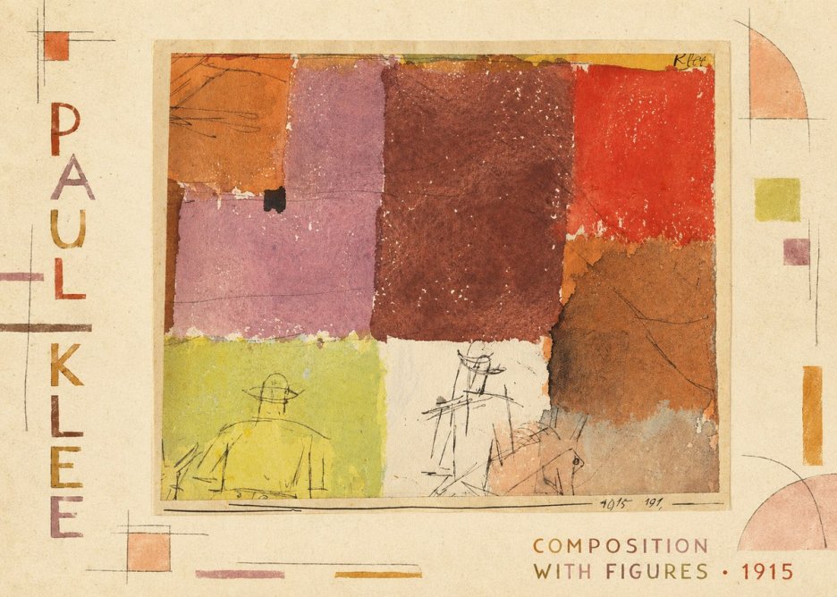 Paul Klee Composition with Figures II No2 - Juliste
