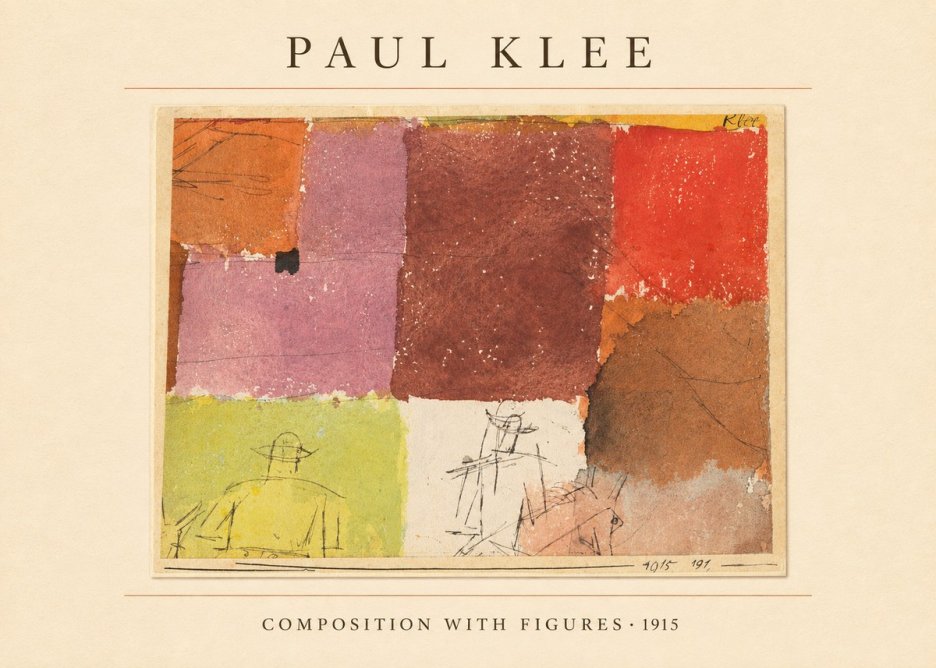 Paul Klee Composition with Figures II No4 - Juliste