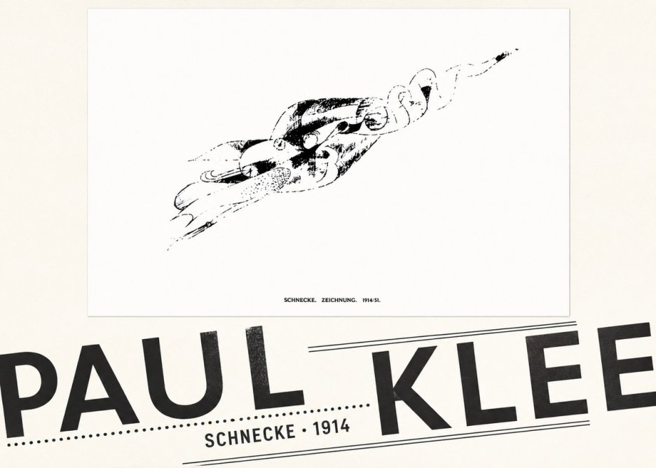 Paul Klee Schnecke No5 - Juliste