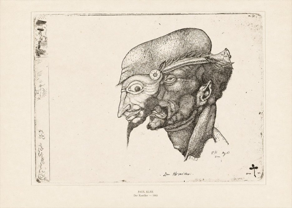 Paul Klee Der Komiker No6 - Juliste
