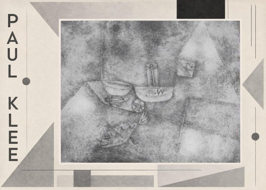 Paul Klee Boats at the Shore No2 - Juliste