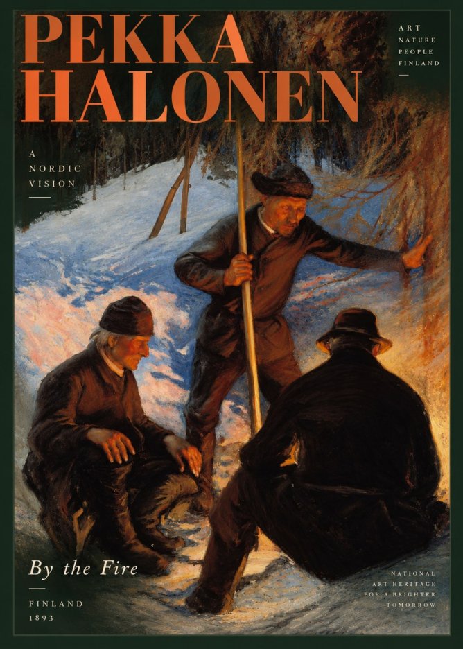 Pekka Halonen By the Fire No2 - Juliste