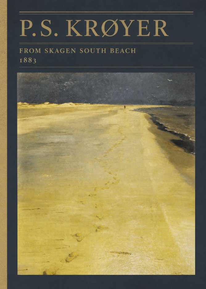 P.S. Krøyer From Skagen South Beach No4 - Juliste