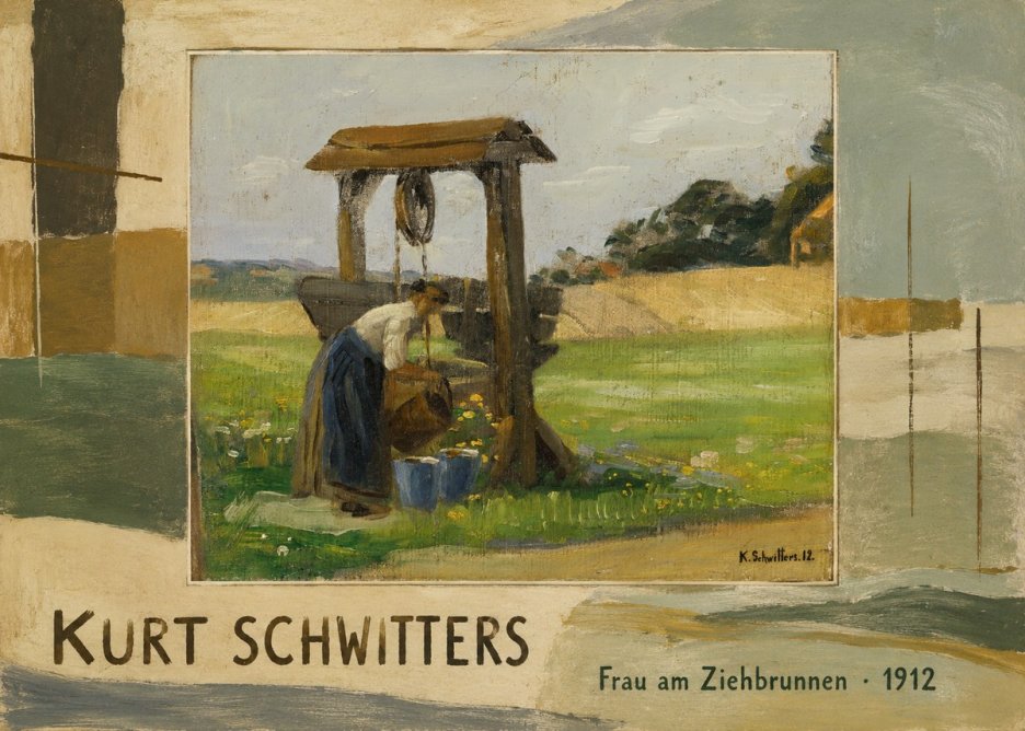 Kurt Schwitters Frau Am Ziehbrunnen No3 - Juliste