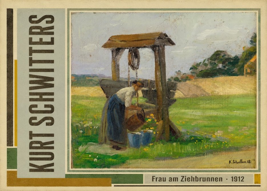 Kurt Schwitters Frau Am Ziehbrunnen No4 - Juliste