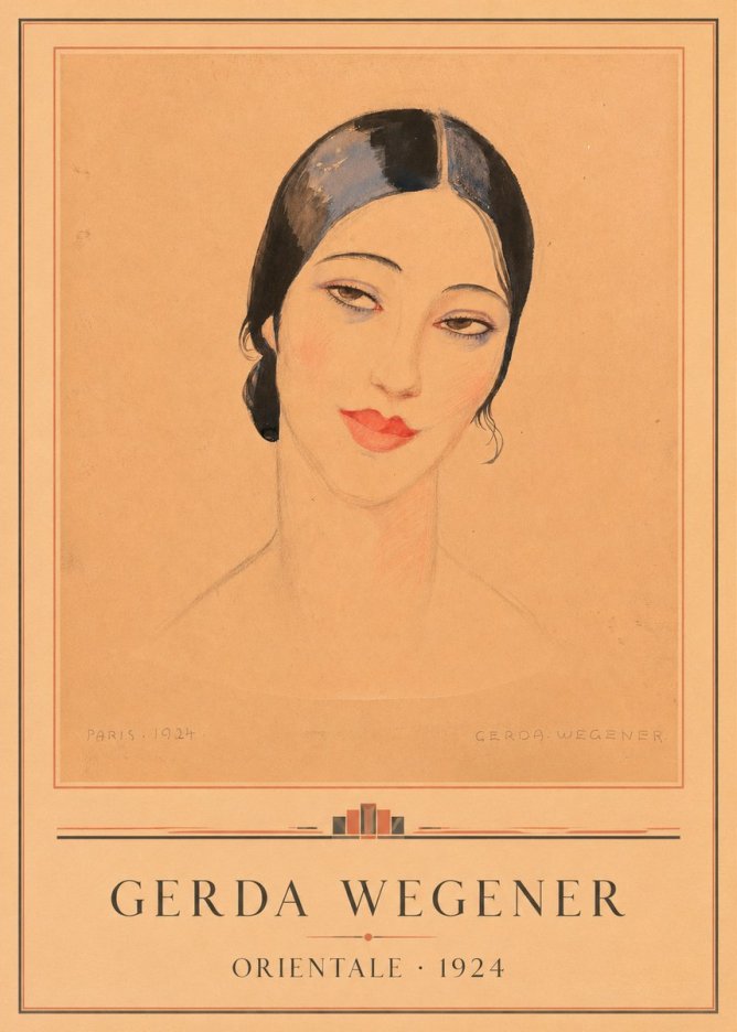 Gerda Wegener Orientale No1 - Juliste