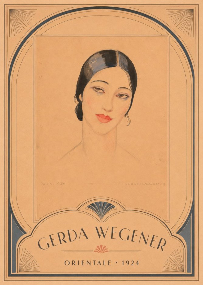 Gerda Wegener Orientale No3 - Juliste