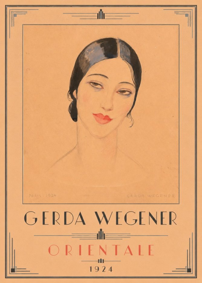 Gerda Wegener Orientale No4 - Juliste