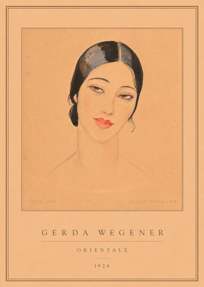 Gerda Wegener Orientale No5 - Juliste