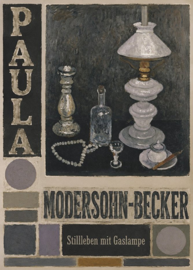 Paula Modersohn-Becker Stillleben Mit Gaslampe No3 - Juliste