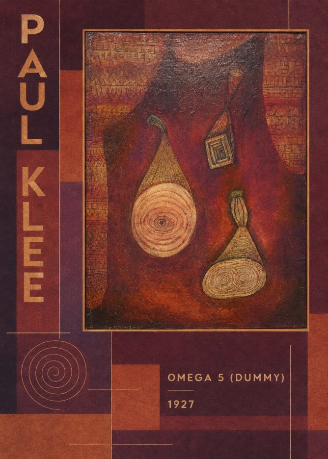 Paul Klee Omega 5 (Dummy) No3 - Juliste