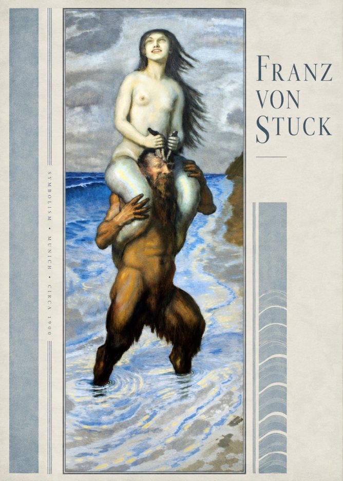 Franz von Stuck The Birth of Venus No5 - Juliste