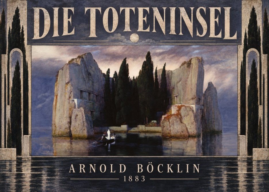 Arnold Böcklin Die Toteninsel V No5 - Juliste