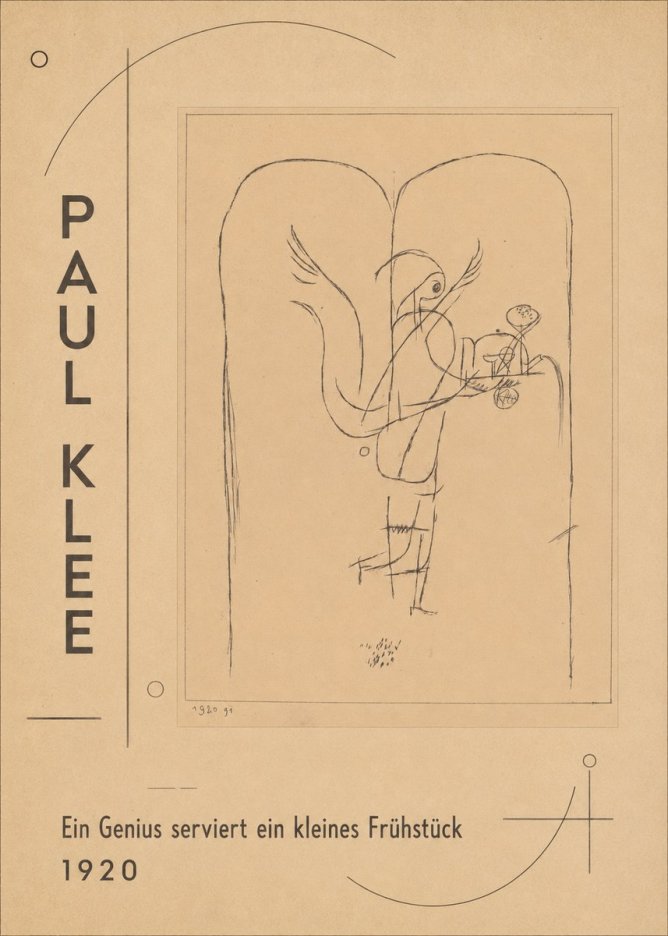 Paul Klee Ein Genius Serviert Ein Kleines Frühstück No2 - Juliste